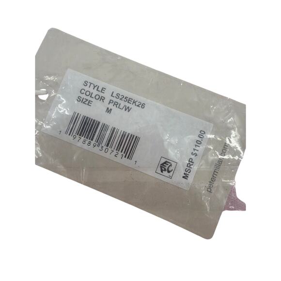 Peter Millar Women's Pink Whitworth Sport Mesh Short-Sleeve Polo Tee Size M - Picture 3 of 9